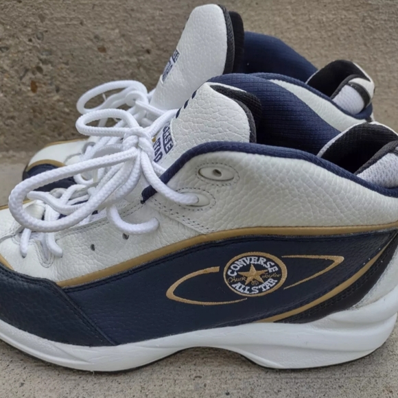 Vintage Converse All Star Chuck Taylor React High Top Shoes Sz 8.5 New Old Stock - Picture 3 of 8